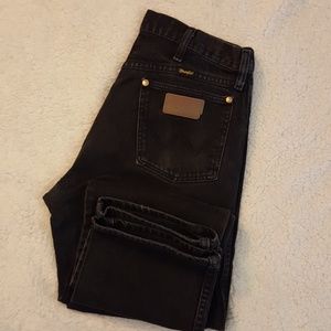 Men's black Wrangler jeans, size 32 x 32